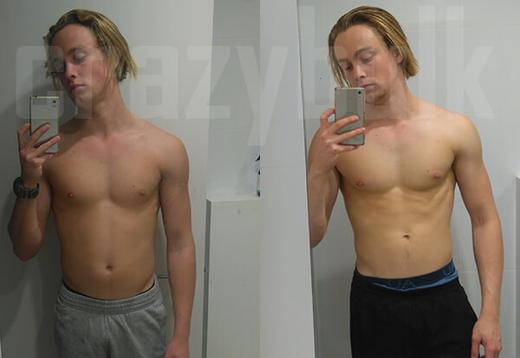 sarms before and after 30 days